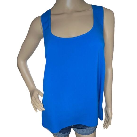 Current Affair Light Blue High/Low Lightweight Professional Tank - Picture 1 of 4